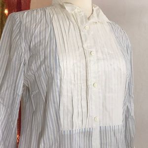 JCrew tuxedo shirt Silk!